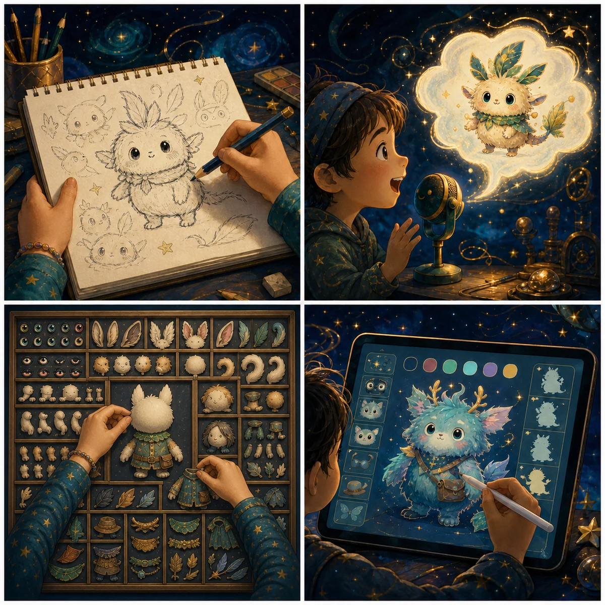 我来画：上传一幅儿童画的创作示意